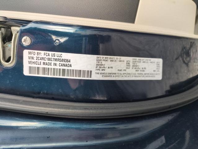 2021 CHRYSLER PACIFICA T - 2C4RC1BG7MR589364