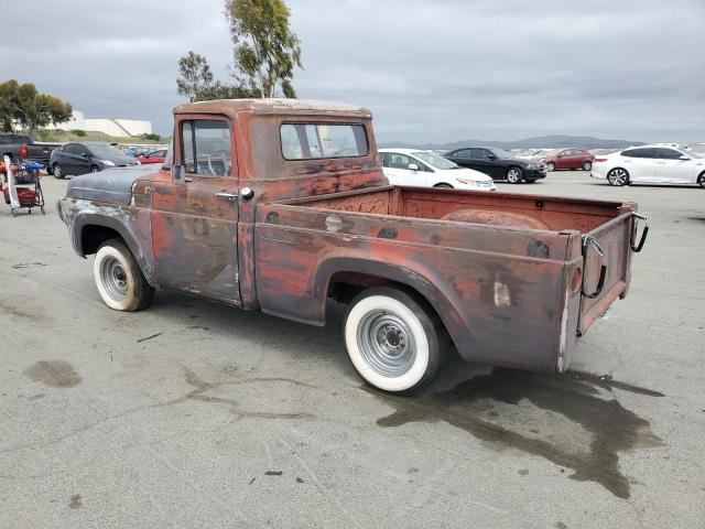 FORD F-100 1959 red   F10C9R28309 photo #3