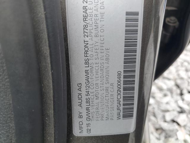 2016 AUDI A6 PREMIUM - WAUFGAFC3GN006480