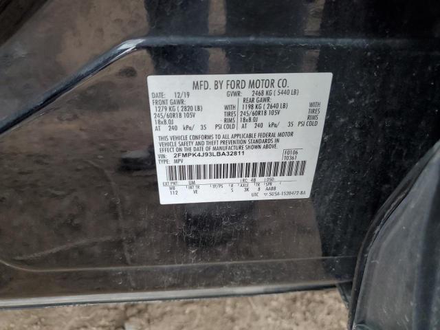 2020 FORD EDGE SEL - 2FMPK4J93LBA32811