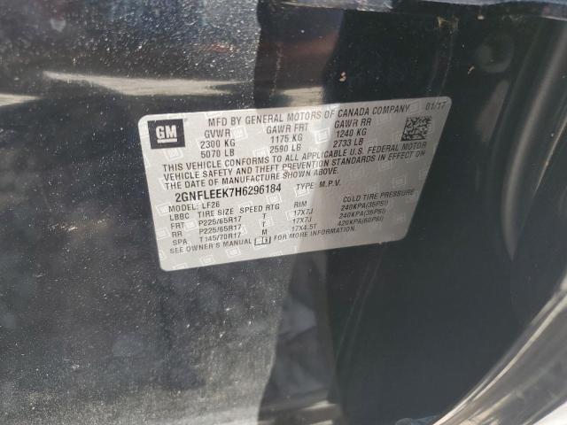 2017 CHEVROLET EQUINOX LS - 2GNFLEEK7H6296184