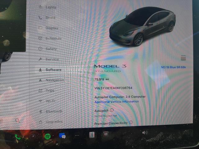 2019 TESLA MODEL 3 5YJ3E1EA0KF396764
