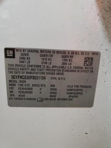 2015 CADILLAC SRX PERFOR 3GYFNCE36FS531134