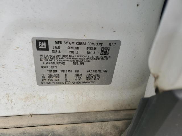 2018 CHEVROLET TRAX 1LT - KL7CJPSB4JB613632