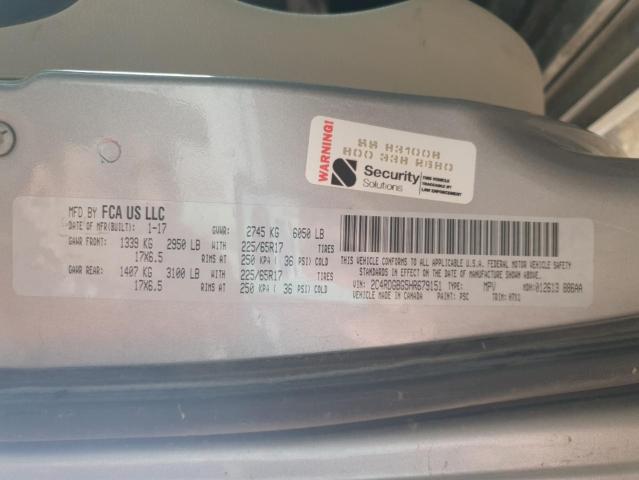 2017 DODGE GRAND CARA - 2C4RDGBG5HR679151