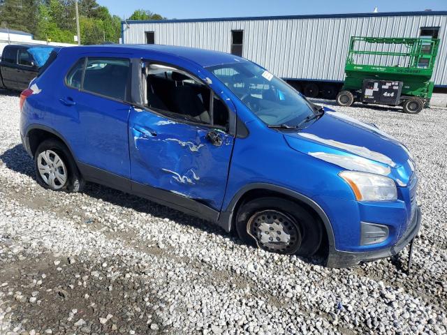 Vin: kl7cjksb1gb545415, lot: 52863185, chevrolet trax ls 20164