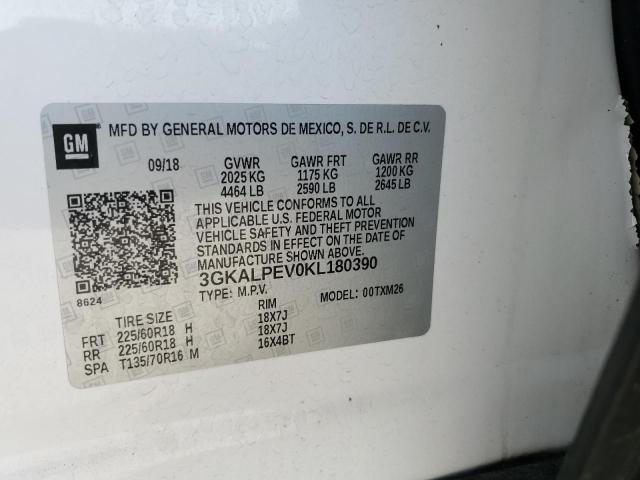 2019 GMC TERRAIN SL - 3GKALPEV0KL180390