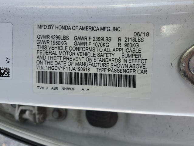 2018 HONDA ACCORD LX - 1HGCV1F11JA190618