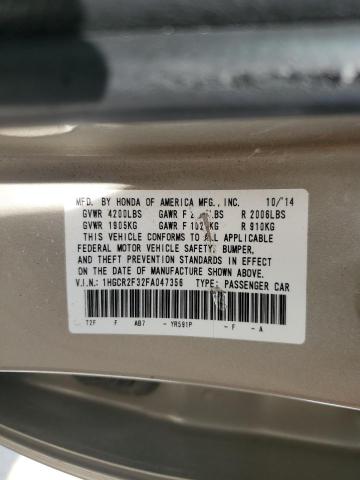2015 HONDA ACCORD LX - 1HGCR2F32FA047356