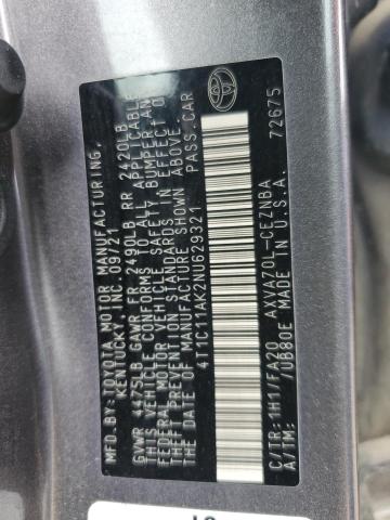 2022 TOYOTA CAMRY LE - 4T1C11AK2NU629321