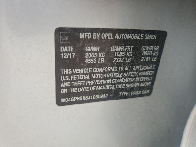 2018 BUICK REGAL ESSE - W04GP6SX8J1086932