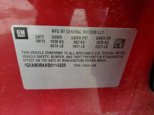 1g6ab5raxd0114328 - 2013 Cadillac ats luxury - #52149155