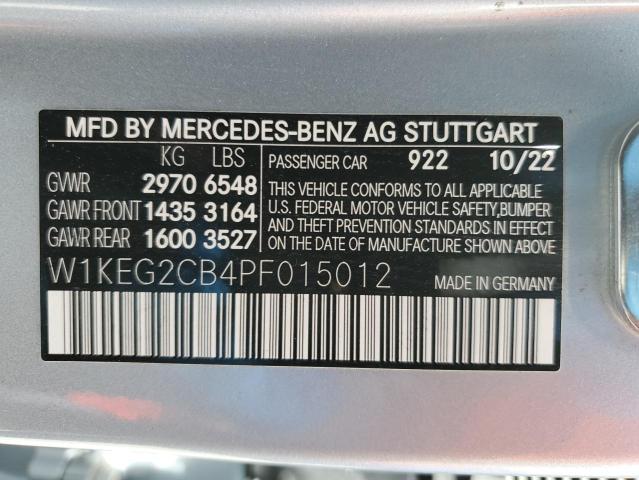 2023 MERCEDES-BENZ EQE SEDAN W1KEG2CB4PF015012