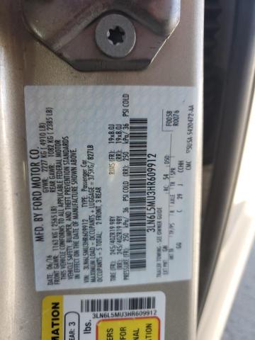 2017 LINCOLN MKZ HYBRID 3LN6L5MU3HR609912