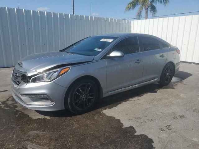 HYUNDAI SONATA SPO 2017 silver  gas 5NPE34AB8HH551960 photo #1