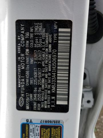 2017 HYUNDAI TUCSON LIM - KM8J33A41HU506970