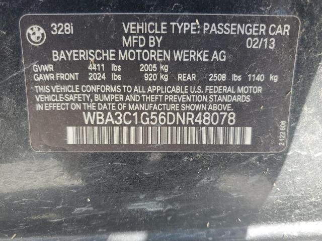 2013 BMW 328 I SULE - WBA3C1G56DNR48078