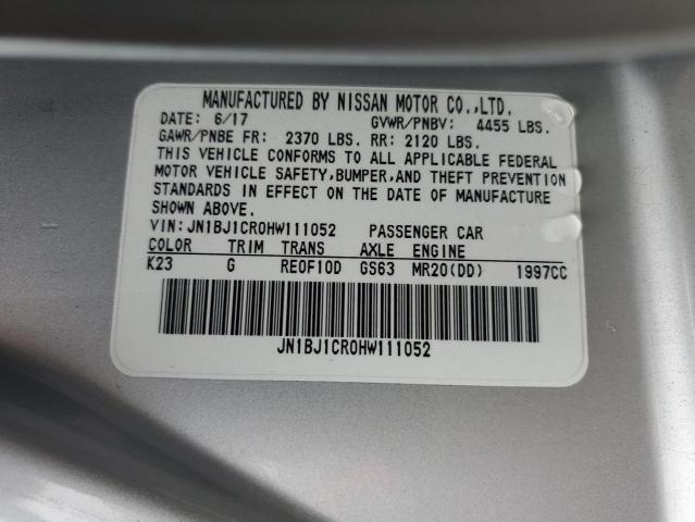 2017 NISSAN ROGUE SPOR - JN1BJ1CR0HW111052