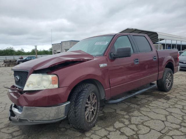 FORD F150 SUPER 2004 burgundy  gas 1FTRW12W64KB97084 photo #1