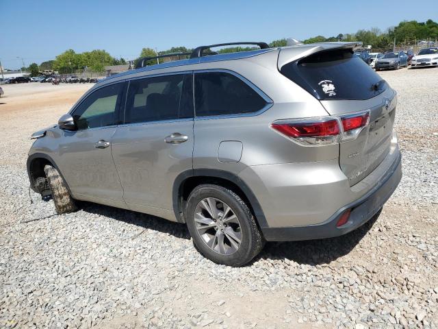 Vin: 5tdkkrfh4fs056162, lot: 53316705, toyota highlander xle 20152
