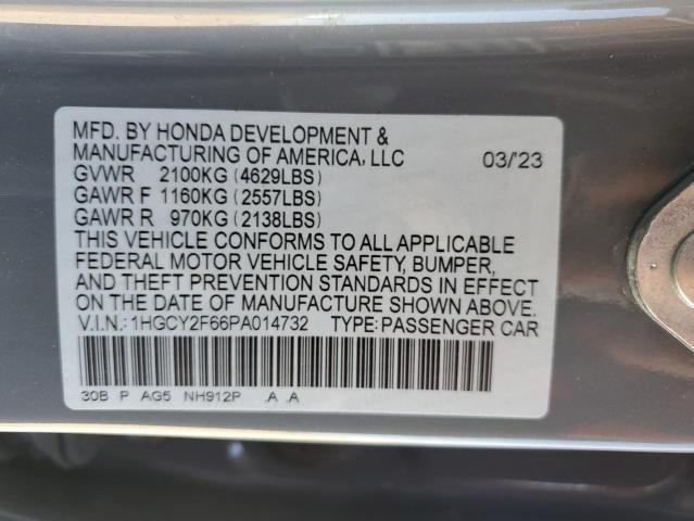 2023 HONDA ACCORD HYB - 1HGCY2F66PA014732