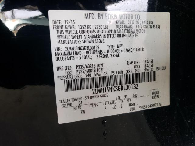 2016 LINCOLN MKT - 2LMHJ5NK3GBL00132