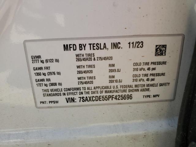 2023 TESLA MODEL X 7SAXCDE55PF425696