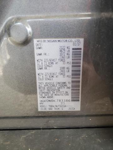 2017 NISSAN ROGUE SV - 5N1AT2MV0HC783386