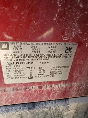 2018 GMC TERRAIN SL - 3GKALPEX0JL205451
