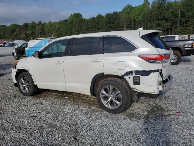Vin: 5tdkkrfh7fs044538, lot: 54815645, toyota highlander xle 20152