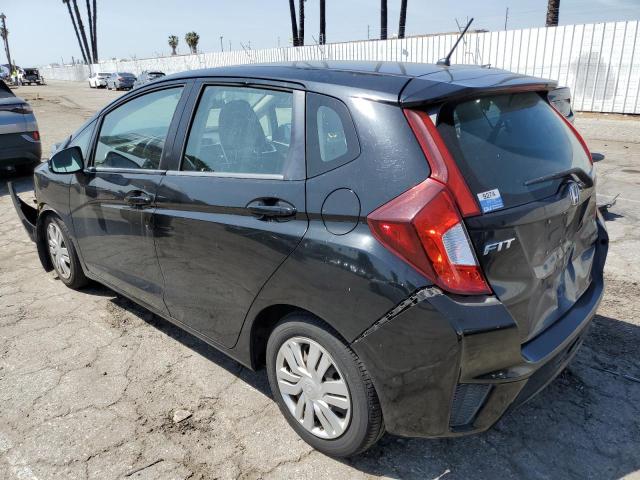 HONDA FIT LX 2015 black  gas 3HGGK5G55FM754770 photo #3