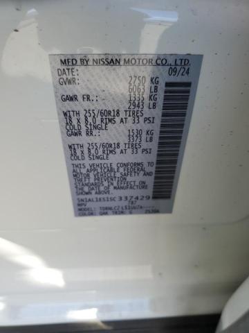 2025 INFINITI QX60 PURE 5N1AL1ES1SC337429