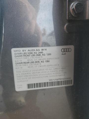 2015 AUDI Q5 PREMIUM - WA1LFAFP6FA033555
