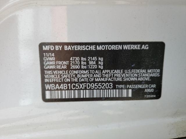2015 BMW 435 I GRAN - WBA4B1C5XFD955203