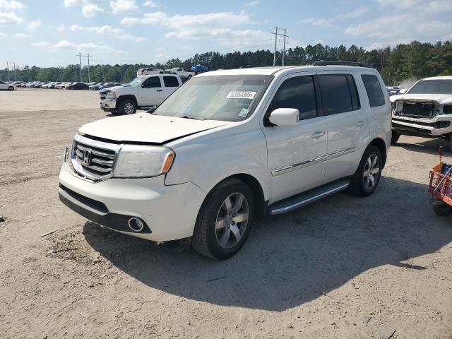 HONDA PILOT TOUR 2015 white  gas 5FNYF3H92FB021853 photo #1