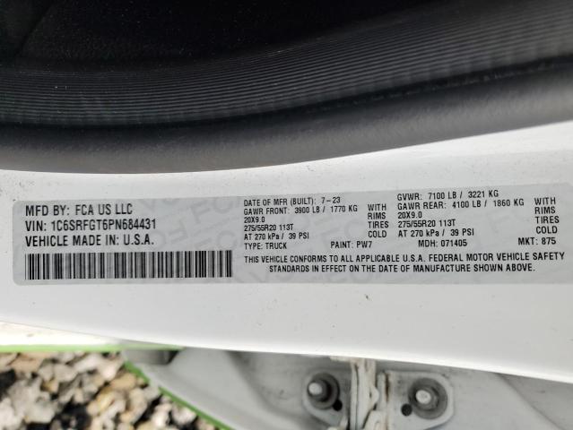 2023 RAM 1500 TRADE 1C6SRFGT6PN684431