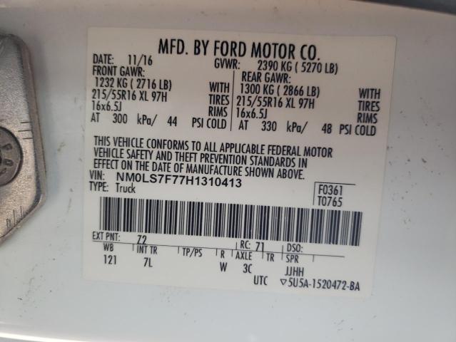 2017 FORD TRANSIT CO - NM0LS7F77H1310413
