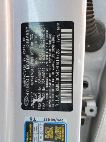 2017 HYUNDAI TUCSON LIM - KM8J3CA44HU416728