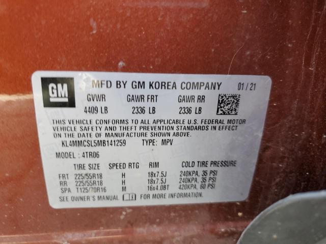 2021 BUICK ENCORE GX - KL4MMCSL5MB141259