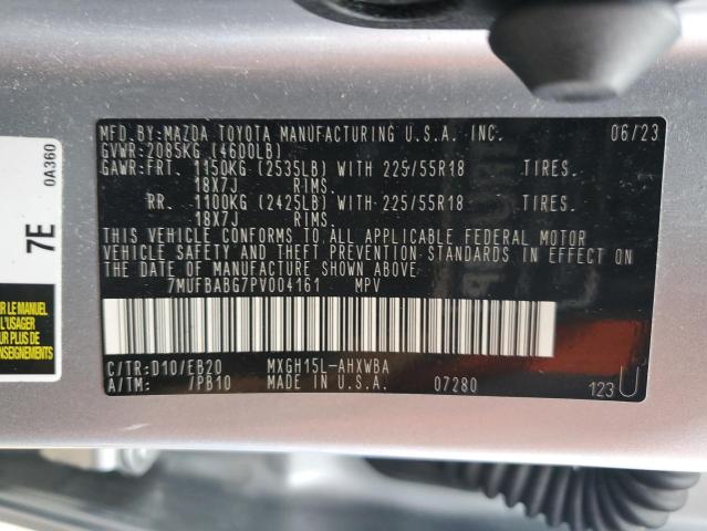 2023 TOYOTA COROLLA CR - 7MUFBABG7PV004161