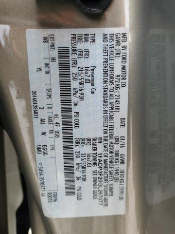 2016 FORD FOCUS SE - 1FADP3F20GL267077