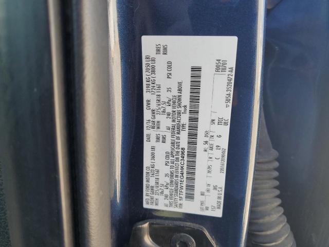 2017 FORD F150 SUPER - 1FTFW1EG4HKC34968