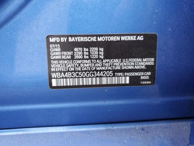 2016 BMW 435 XI GRA - WBA4B3C50GG344205
