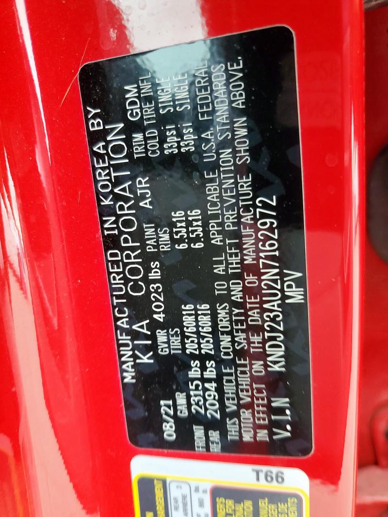 2022 KIA SOUL LX KNDJ23AU2N7162972