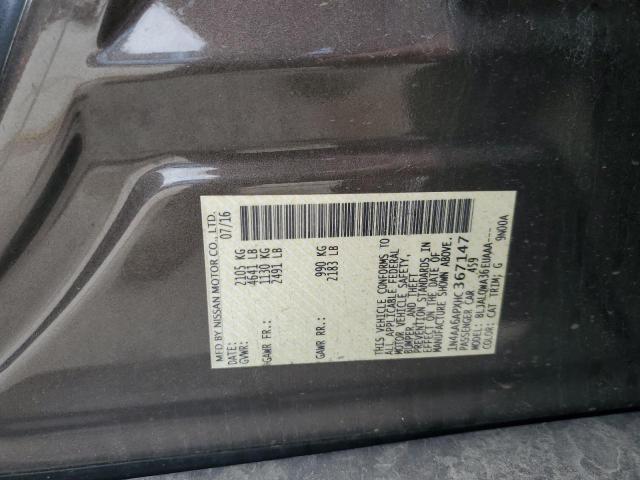 2017 NISSAN MAXIMA 3.5 - 1N4AA6APXHC367147