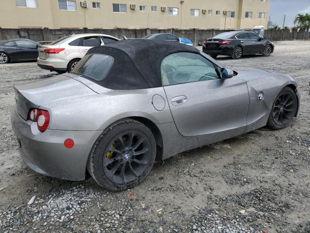 BMW Z4 2.5 2005 gray  gas 4USBT33505LS53733 photo #4