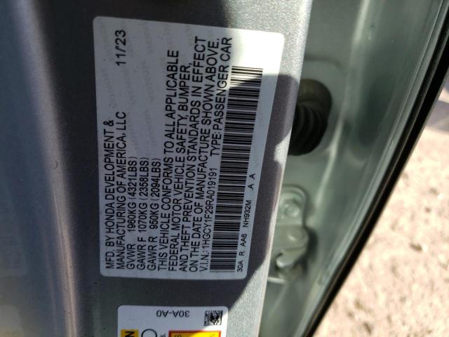 2024 HONDA ACCORD LX - 1HGCY1F29RA019191