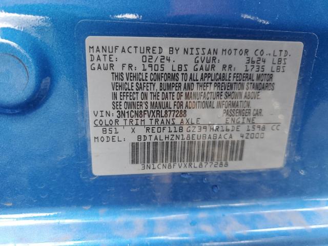 2024 NISSAN VERSA SR - 3N1CN8FVXRL877288