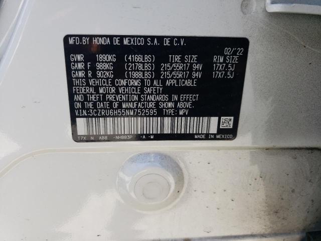 2022 HONDA HR-V EX - 3CZRU6H55NM752595
