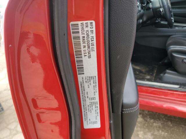 2021 DODGE DURANGO GT - 1C4RDJDG6MC764755